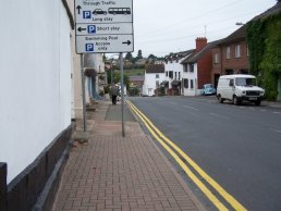 The view down Edde Cross Street