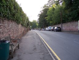 East along Gloucester Road