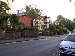 Houses opposite the Chase Hotel