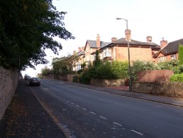 Houses opposite the Chase Hotel