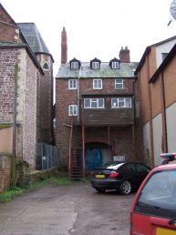 The back of the Gloucester Road shops