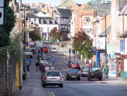 A view west along Gloucester Road