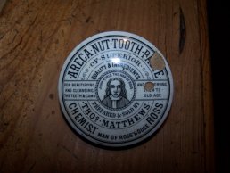 Thomas Matthews toothpaste pot