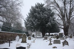 Snow in the Churchyard