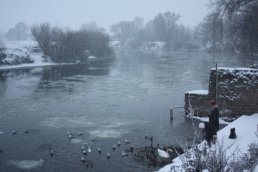 Ice on the River Wye