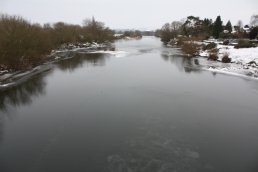 The view downstream from Wilton Bridge