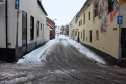 Kyrle Street in the snow