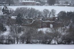 Wilton Castle in the snow