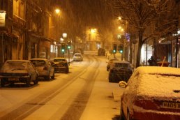 Gloucester Road in the snow