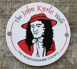 Signs for the John Kyrle Walk