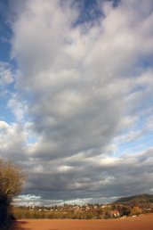 The sky over Roman Way