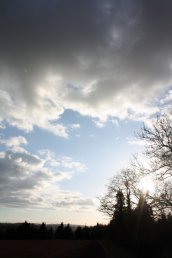 The clouds in late afternoon