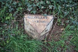 Harewood End (Hentland Parish) mile marker