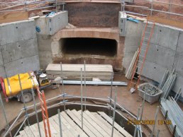 The entrance to the weir chamber (27-06-08)