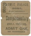 Kyrle Picture Palace Ticket