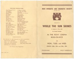 While the Sun Shines