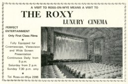 Small Roxy Cinema advert