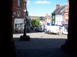 View out from the Market House