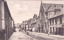 A postcard view of Gloucester Road Ross-on-Wye