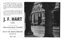 J.F.Hart advert 1970s