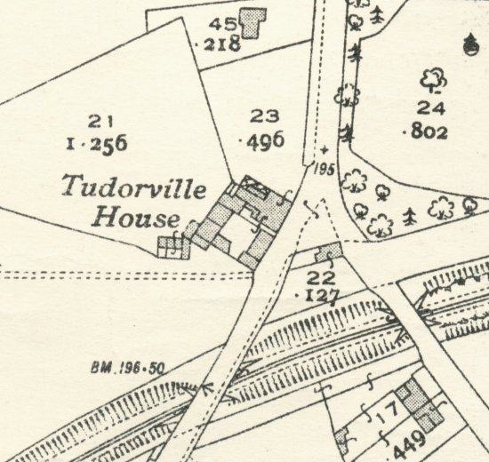 The site of Tudorville House