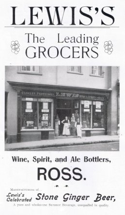 Lewis Grocery, Provisioners, Wines, Spirits and Ales