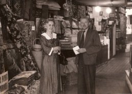 Inside Heals shop in 1957
