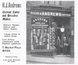 Andrews Tailor and Hatter