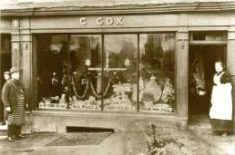 C Cox butchers shop