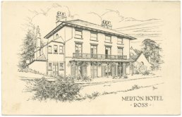Merton House postcard