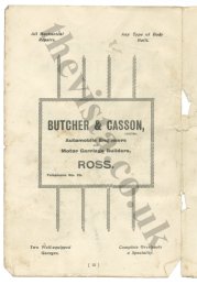 Butcher and Casson advert