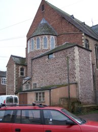 The rear of the Ross United Reformed Church