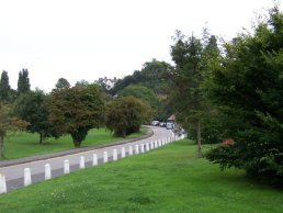 Looking up Wye Street