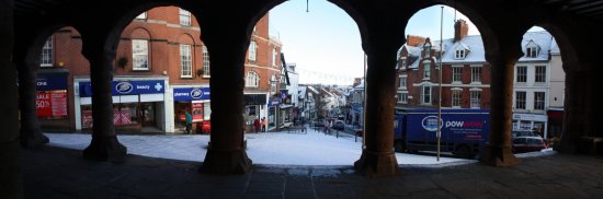 Market Place in the snow