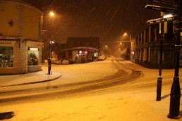 Cantilupe Road in the snow