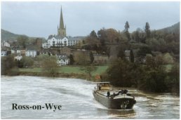 The Wye Invader above Wilton Bridge